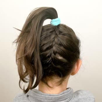 Cómo realizar una trenza espiga al revés