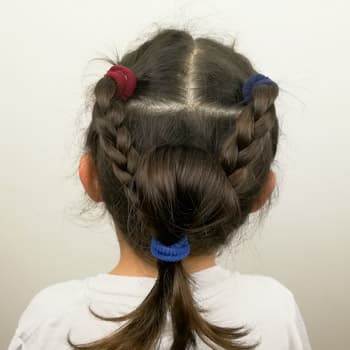Peinado sencillo para las más peques