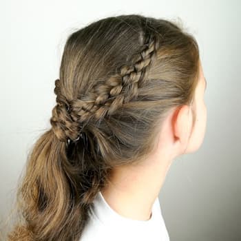 Trenza de cinco cabos, si yo pude tú también puedes