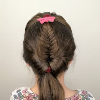 Trenza de pescado, sencilla de hacer y con un resultado fantástico