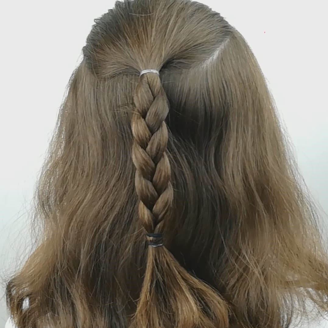 Cómo hacer una trenza de 3 cabos