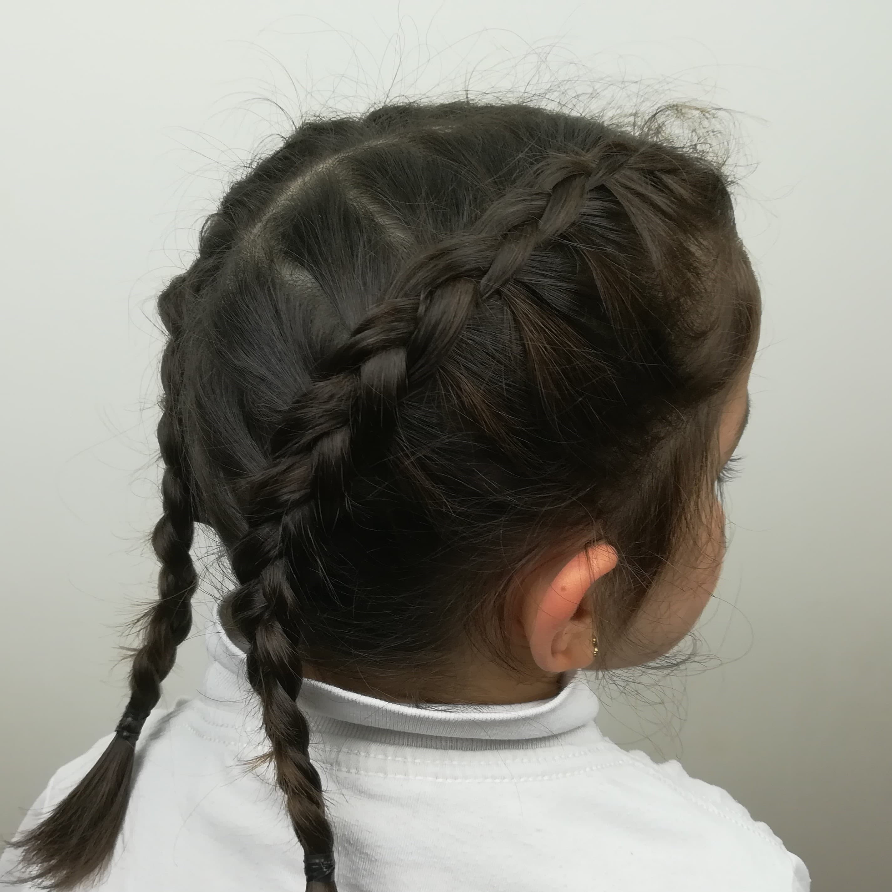 Cómo hacer la trenza en relieve o francesa invertida