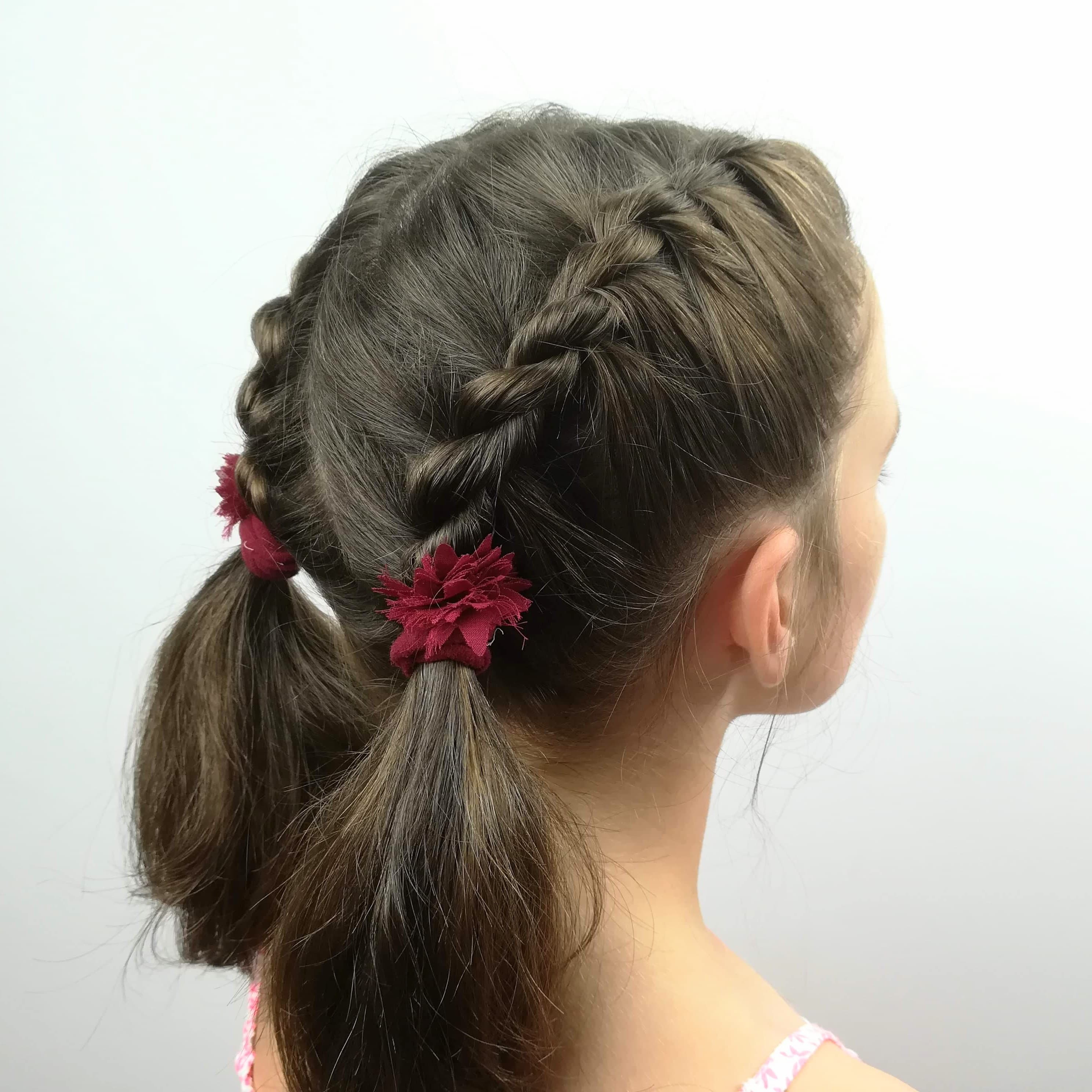 Trenza de cordón de raíz, fácil y elegante