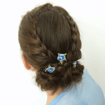 Moños bajos, un sencillo toque de elegancia
