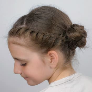 Recogido súper fácil con trenza de cordón