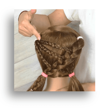 Tus primeros peinados con trenzas