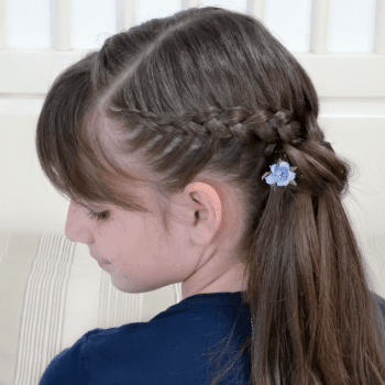 Peinado fácil y bonito, mix de trenza holandesa y francesa