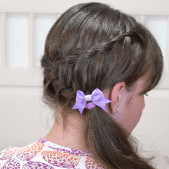 Trenza cascada y trenza francesa, cómo fusionarlas