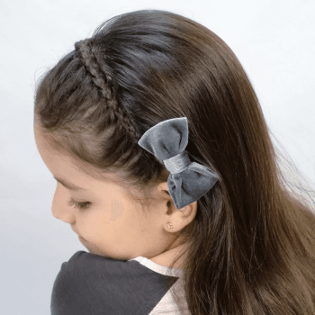 Diadema de trenza para niñas con su propio cabello
