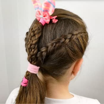 2 Peinados con trenzas fáciles para el colegio