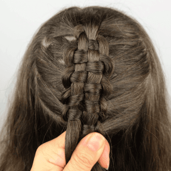 Zipper Braid o trenza cremallera, descubre cómo hacerla