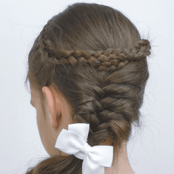 Peinado elegante y sencillo, de esos que tanto gustan
