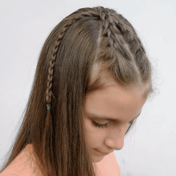Peinado súper fácil y rápido con trenza francesa