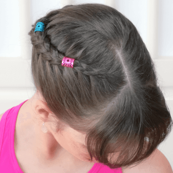 Sencillo recogido con Trenza Postiza, ideal para el verano