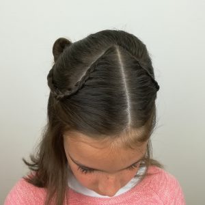 trenza en relieve