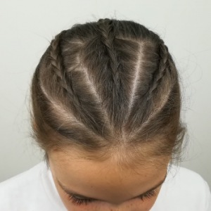 Triple trenza holandesa