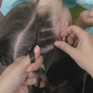 trenza de abajo a arriba