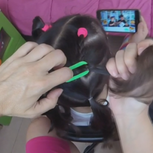 Jugar con las trenzas