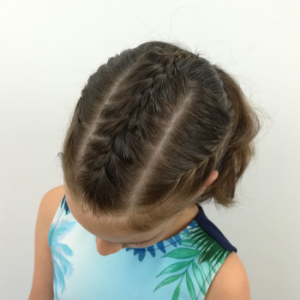 trenza francesa superior