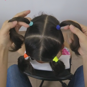 trenzas cruzadas