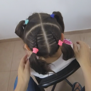 trenzas cruzadas