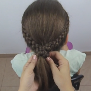 trenzas holandesas cruzadas