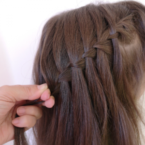Trenza cascada