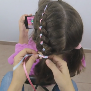 trenza de 4 cabos con cinta