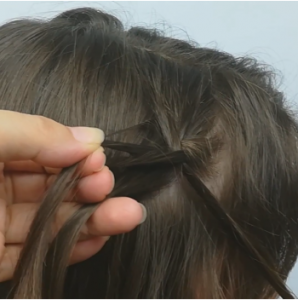 trenza cascada cásica