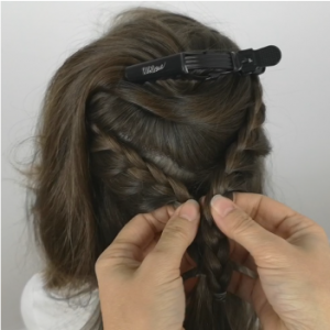 Unión de trenzas francesas