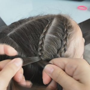 trenza de encaje