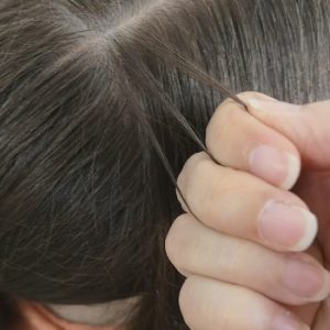 trenza de encaje