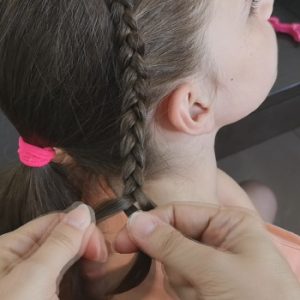 trenza de encaje