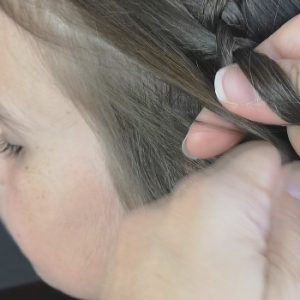 trenza de encaje