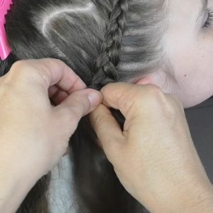 trenza lateral pegada
