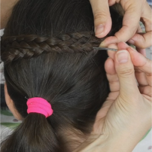 cruce trenza de encaje