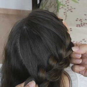 trenza de lado