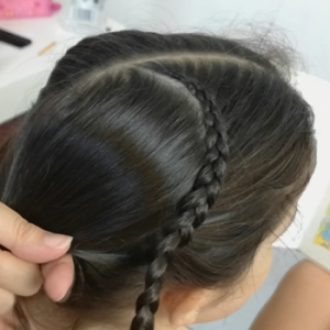 trenza de encaje