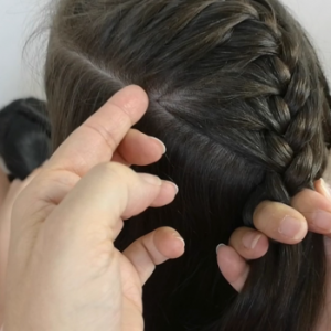 trenza diagonal