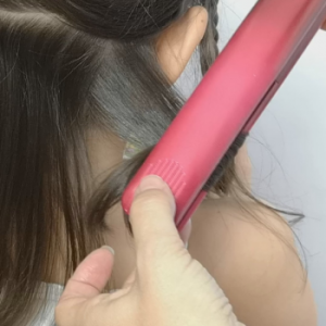 ondas con plancha