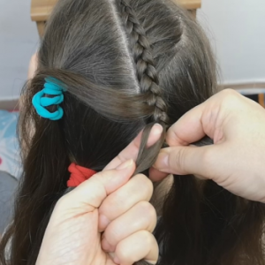 trenza de encaje