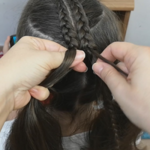 trenzas de encaje